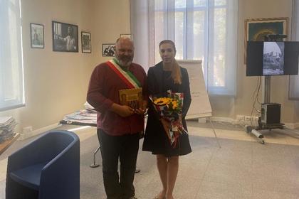 Срещи на генералния консул в Милано Таня Димитрова в Чечина и Кастаньето Кардучи 